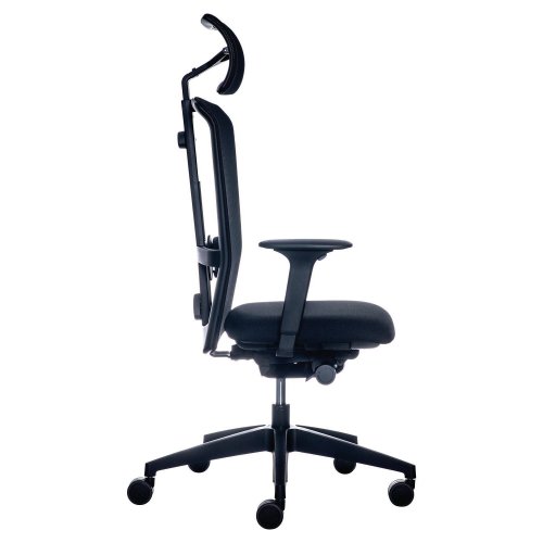 Työtuoli Interstuhl lx216 ergonominen korkeaselkäinen musta