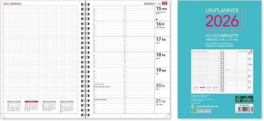 Uniplanner-vuosipaketti 2026