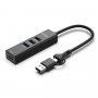USB-A HUB 4 USB -porttia USB-A/C
