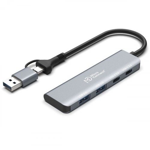 Usb-c hub MicroConnect 4-port USB 2 x USB-A ja 2 x
