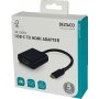 USB-C uros -HDMI naaras-sovitin musta 10 cm 4K 60Hz