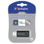 Usb-muistitikku Verbatim 2.0 16GB PinStripe musta
