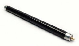 Uv lamppu 6W 212 mm mustavalo rahantarkastukseen