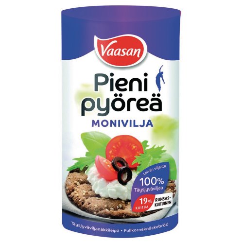 Vaasan pieni pyöreä monivilja 250g 12kpl