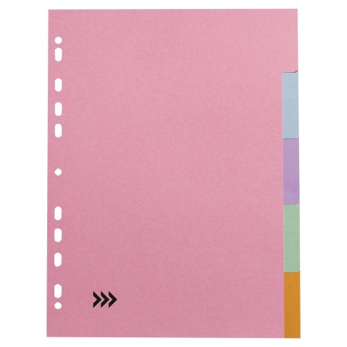 Välilehdet Kartonki Lyreco budget a4 5-os 160g