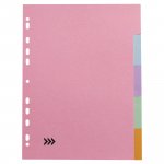 Välilehdet Kartonki Lyreco budget a4 5-os 160g