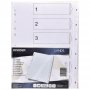 Välilehti a4 1-6 kartonki valkoinen