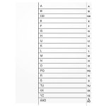 Välilehti A4 A-Ö kartonki