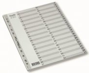 Välilehti Bantex A4 1-54 muovi