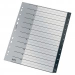 Välilehti Leitz 1-12 pp a4 musta