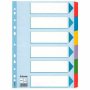 Välilehti Mylar A4 6-os. moniväri muovikieleke/kartonki 160g