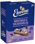 Välipalakeksi Elovena mustikka ja valkosuklaa