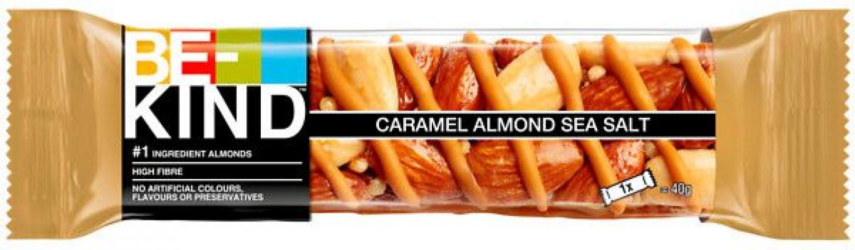 Välipalapatukka BE-KIND Caramel Almond ja Sea salt 12x40g