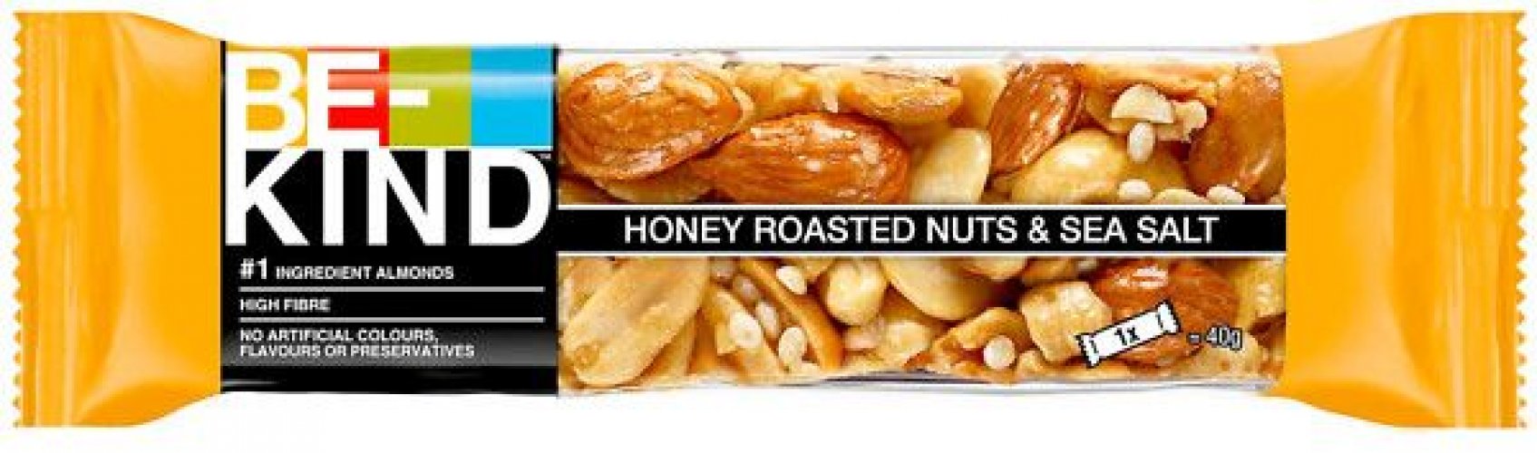Välipalapatukka BE-KIND Honey Roasted Nuts ja Sea Salt 12x40g