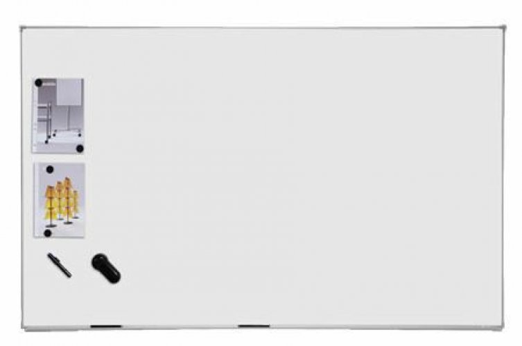 207089 Valkotaulu Boarder 3005x1205mm on teräksinen emalipinnoitettu eloksoitu alumiinikehyksinen kestävä ja laadukas valkotaulu. Toimitamme valkotaulun varastostamme vain parissa päivässä ilman rahtikustannuksia.