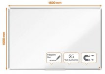 Valkotaulu Nobo Premium Plus 150x100cm emali EU-ympäristömerkki