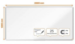 Valkotaulu Nobo Premium Plus 200x100cm emali EU-ympäristömerkki
