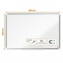 Valkotaulu Nobo Premium Plus 90x60cm emali. EU-ympäristömerkki