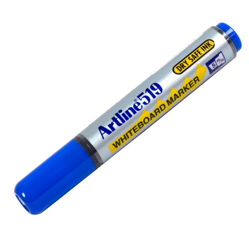 Valkotaulutussi Artline EK-519 viisto sininen 2-5mm korkki kiinni edulinen hinta