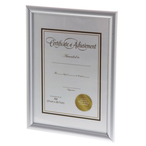 Valokuvakehys a4 hopea