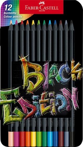 Värikynä Faber-Castell Black Edition 12 väriä