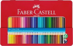 Värikynä Faber-Castell Color Colour Grip 36 peltirasia
