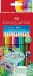 Värikynä Faber-Castell Colour Grip 12 pahvirasiassa