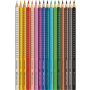 Värikynä Faber-Castell Colour Grip 12 pahvirasiassa