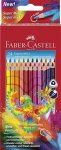 Värikynä Faber-Castell Kids 3-kulm. pitkä 24 väriä