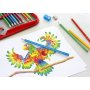 Värikynä Faber-Castell Kids 3-kulm. pitkä 24 väriä