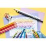 Värikynä Faber-Castell Kids 3-kulm. pitkä 24 väriä