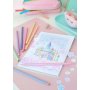 Värikynä Faber-Castell pastel kuusikulmainen 10 väriä/rasia
