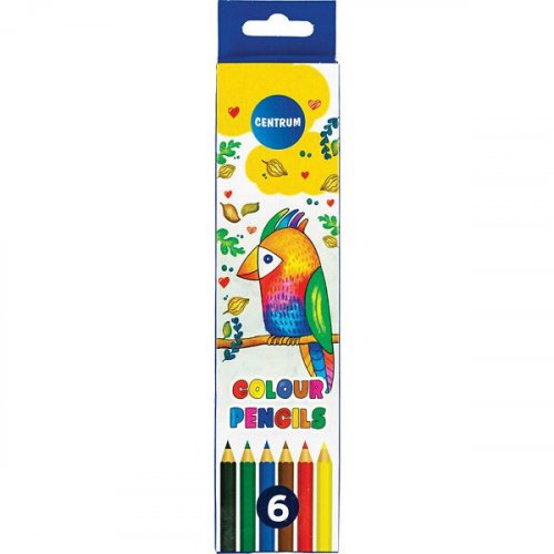 Värikynä ZOO 6 väriä pitkä