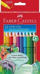 Värikynät Faber-Castell Grip Jumbo 12 väriä/ras