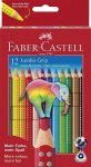 Värikynät Faber-Castell Grip Jumbo 12 väriä/ras