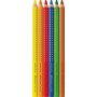 Värikynät Faber-Castell Grip Jumbo 6 väriä/ras