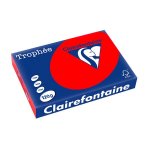 Värillinen Kopiopaperi A4 120g Kirkkaanpunainen 250 arkkia