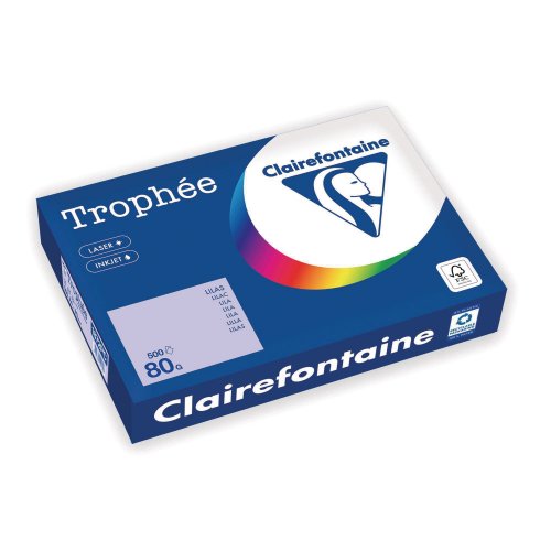 Värillinen Kopiopaperi A4 80g Clairefontaine trophee 1872 lila