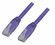 Verkkokaapeli CAT6 U/UTP 1m lila