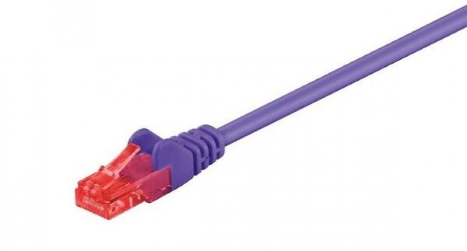 Verkkokaapeli U/UTP CAT6 10m Violetti