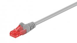 Verkkokaapeli U/UTP CAT6 2,0m Harmaa