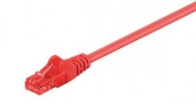 Verkkokaapeli U/UTP CAT6 7,5m Punainen