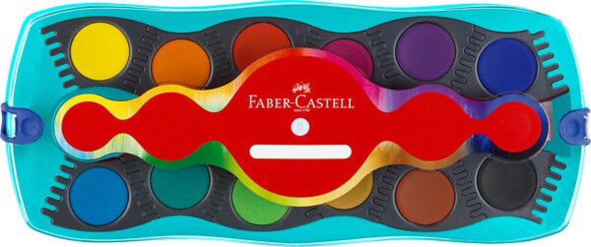 Vesivärisarja Connector 12 väriä + sivellin