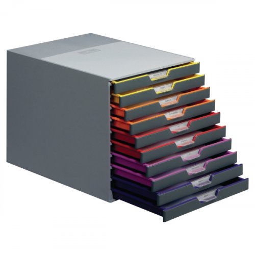 Vetolaatikosto Durable 7610 varicolor 10-osainen