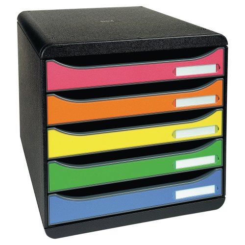 Vetolaatikosto Exacompta big box harlequin 5-osainen