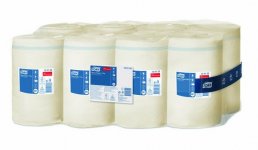 Vetopyyhe Tork Basic valkoinen 1-krs M1 120m, 11rll/ltk
