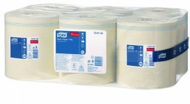 Vetopyyhe Tork M2 Mini Basic 1-krs valk. 300m 6rll