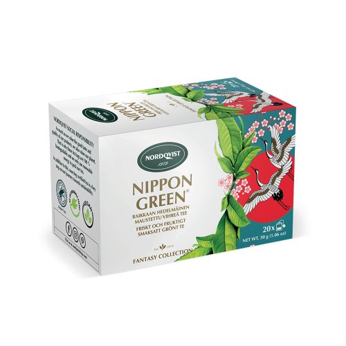 Vihreä Tee Nordqvist nippon green 20kpl