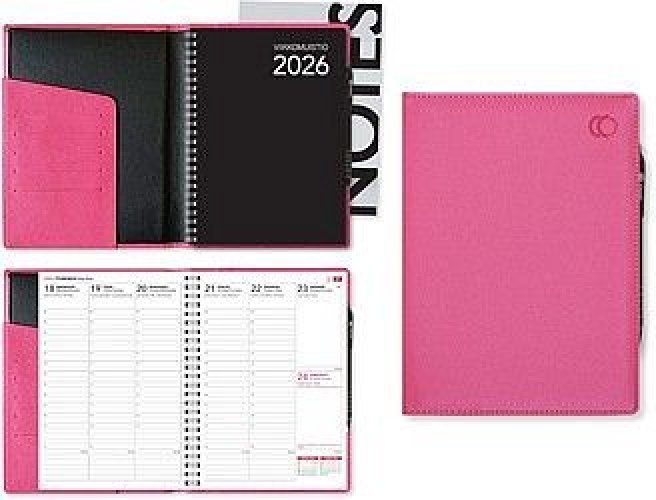 Viikkomuistio 2026 Plus fuksia