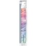 Viivotin EF Rainbow 30cm viivain